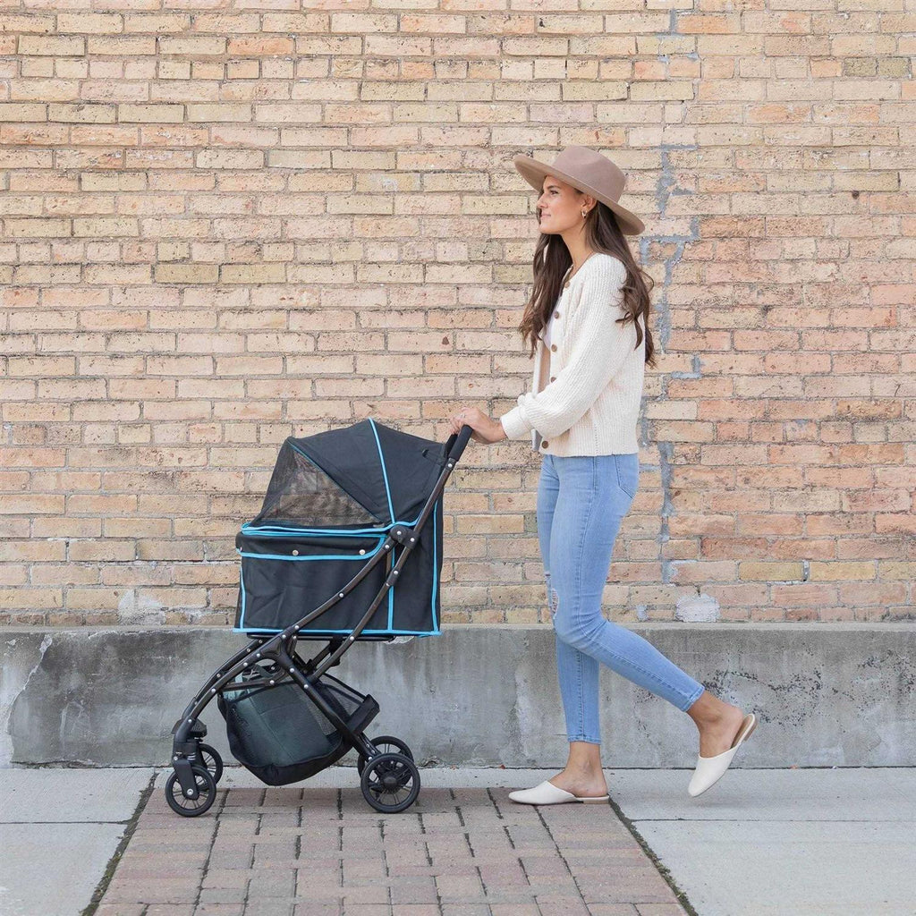 Black Pet Stroller W450970