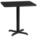 Rectangular Natural Laminate Table Top with Table Height Base S4805