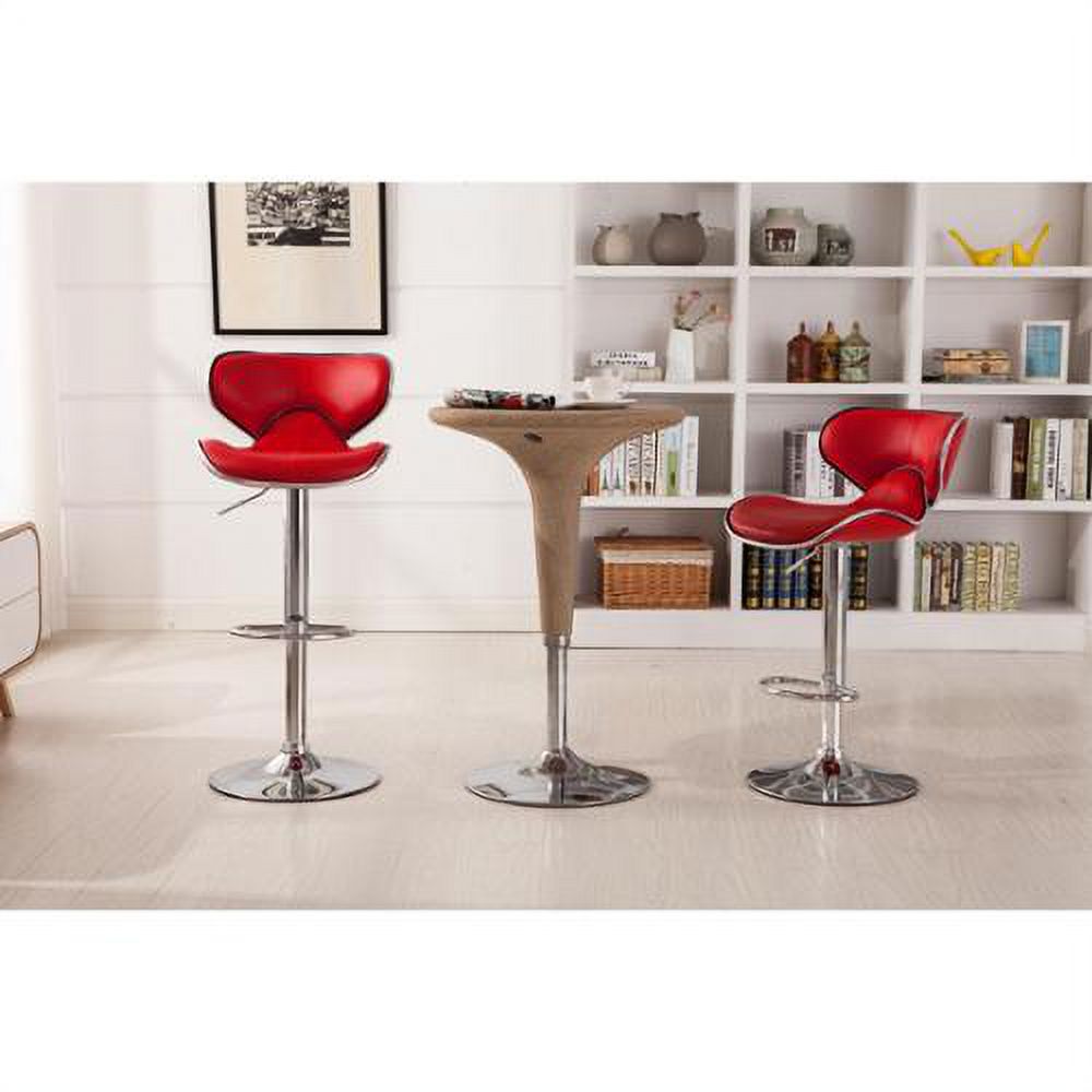 Set of 2 Leatherette Swivel Barstool Q7132