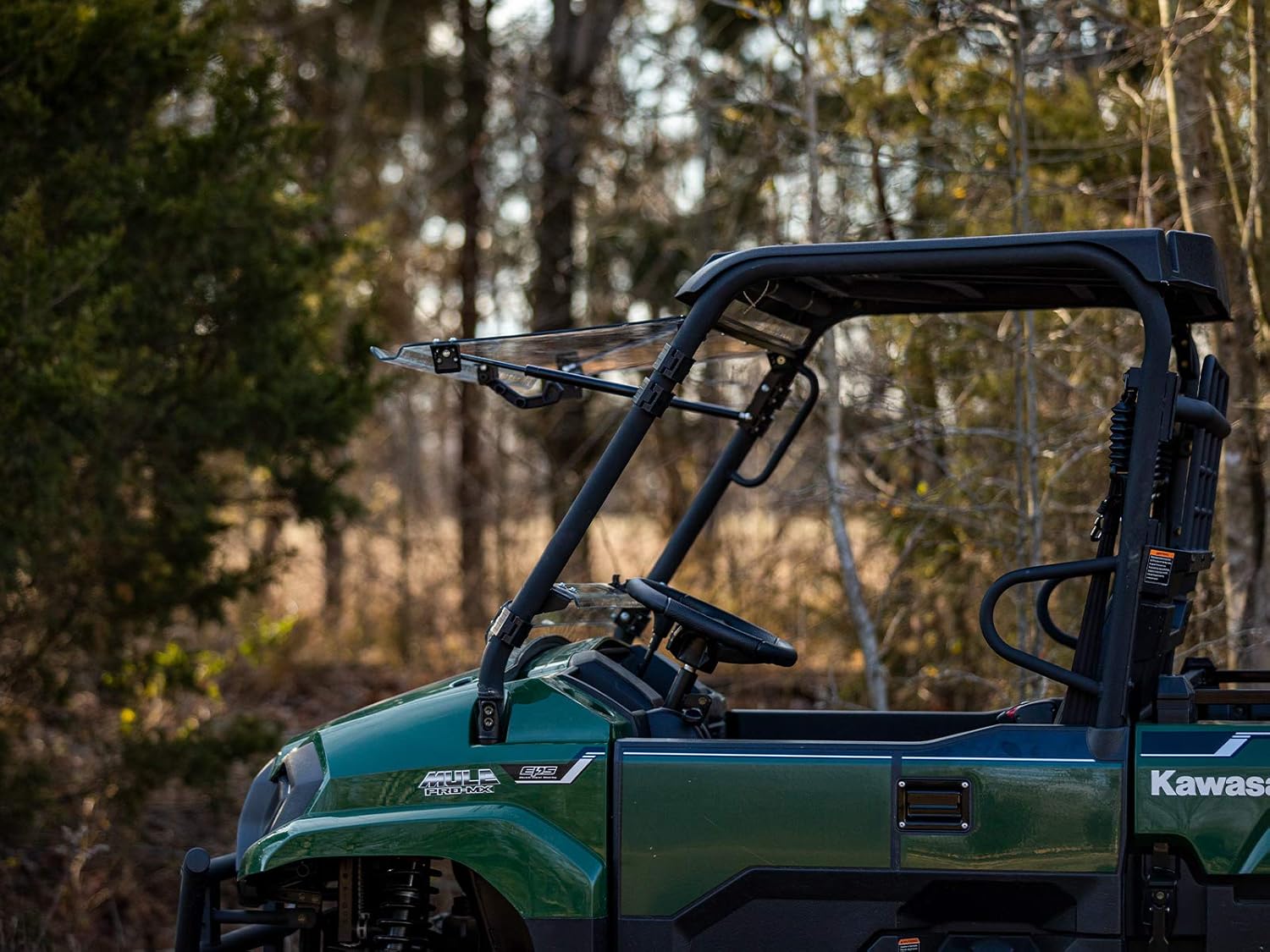 Scratch Resistant 3-1 Flip Windshield for Kawasaki Mule Pro MX D60114