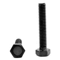 M14 x 1.50 x 55 mm Fine Thread DIN 961 Class 10.9 Hex Cap Screw Alloy Steel Black Oxide T603516
