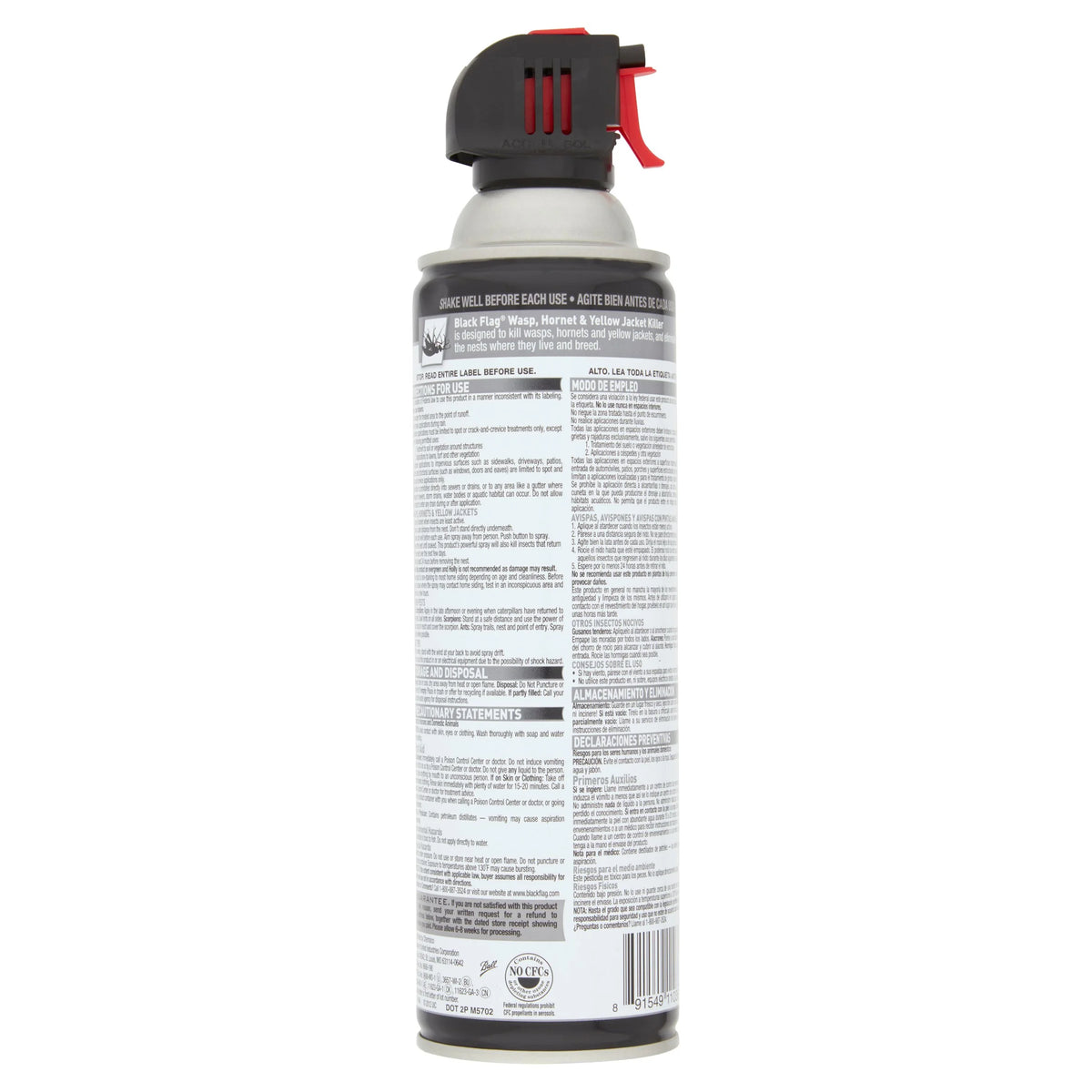 Black Flag Wasp, Hornet and Yellow Jacket Killer, 14 Ounce D987977