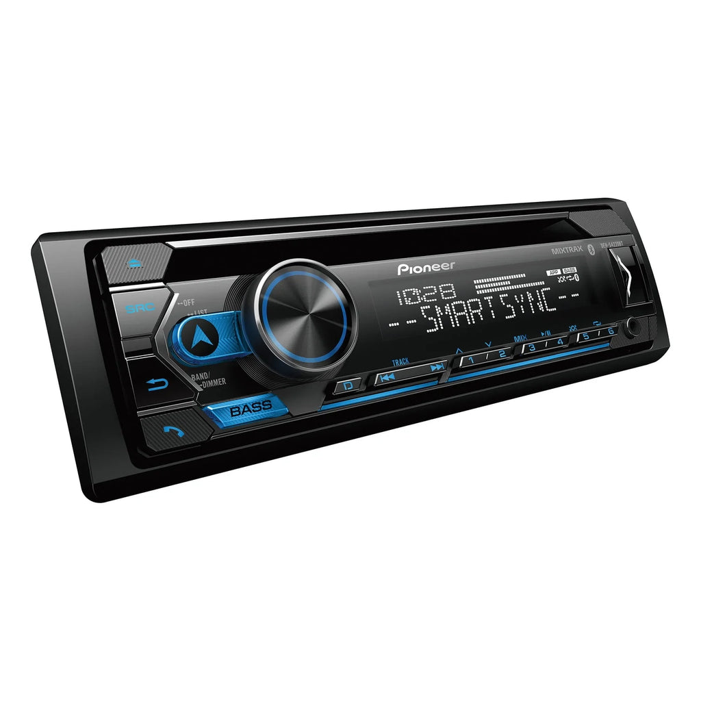 Single-DIN CD Car Stereo with LCD J974