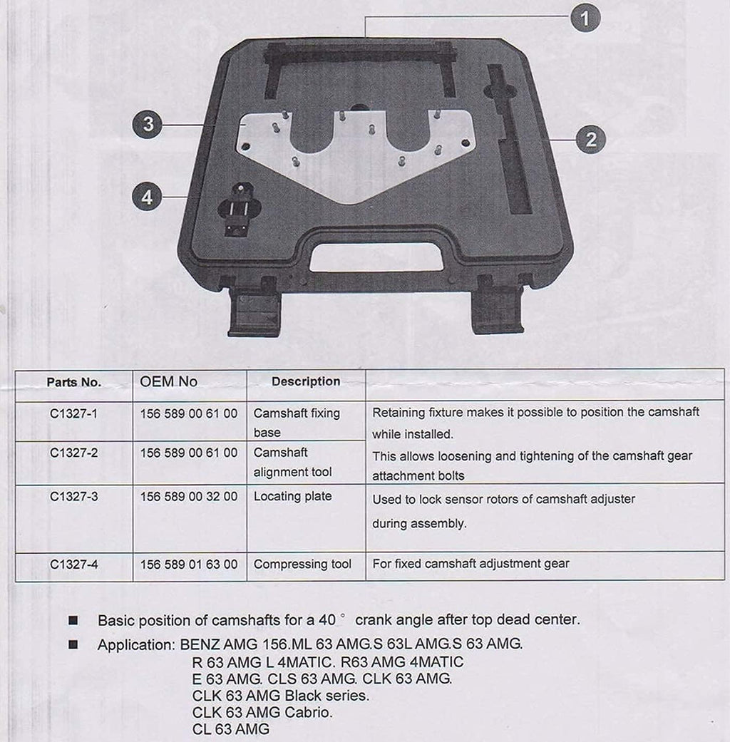 Engine Camshaft Alignment Timing Tool Kit Pack of 2 M69654