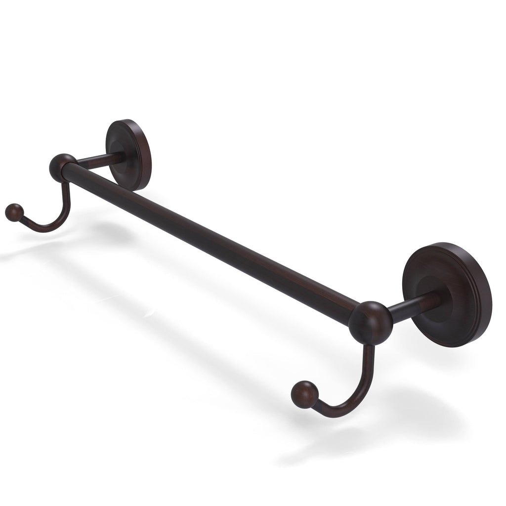 36 inch Towel Bar with Integrated Hooks R9704