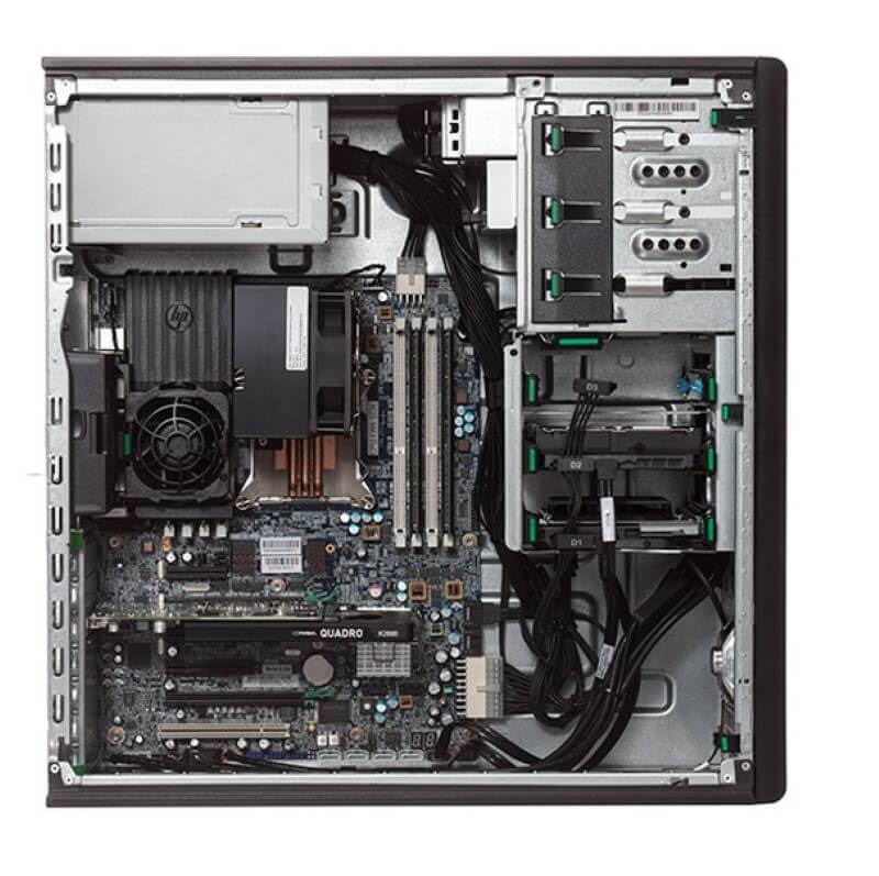 HP Z420 Workstation E5-2640 Six Core 2.5Ghz 64GB 256gb SSD Q600 T309631