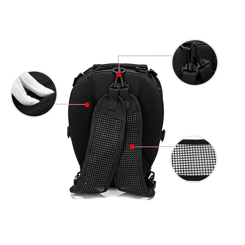 Motorcycle Tail Bag 30L-40L Waterproof Rear Seat Bag Y71612