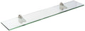 Glass Shelf, Brushed Steel, 8 x 24 Z462601