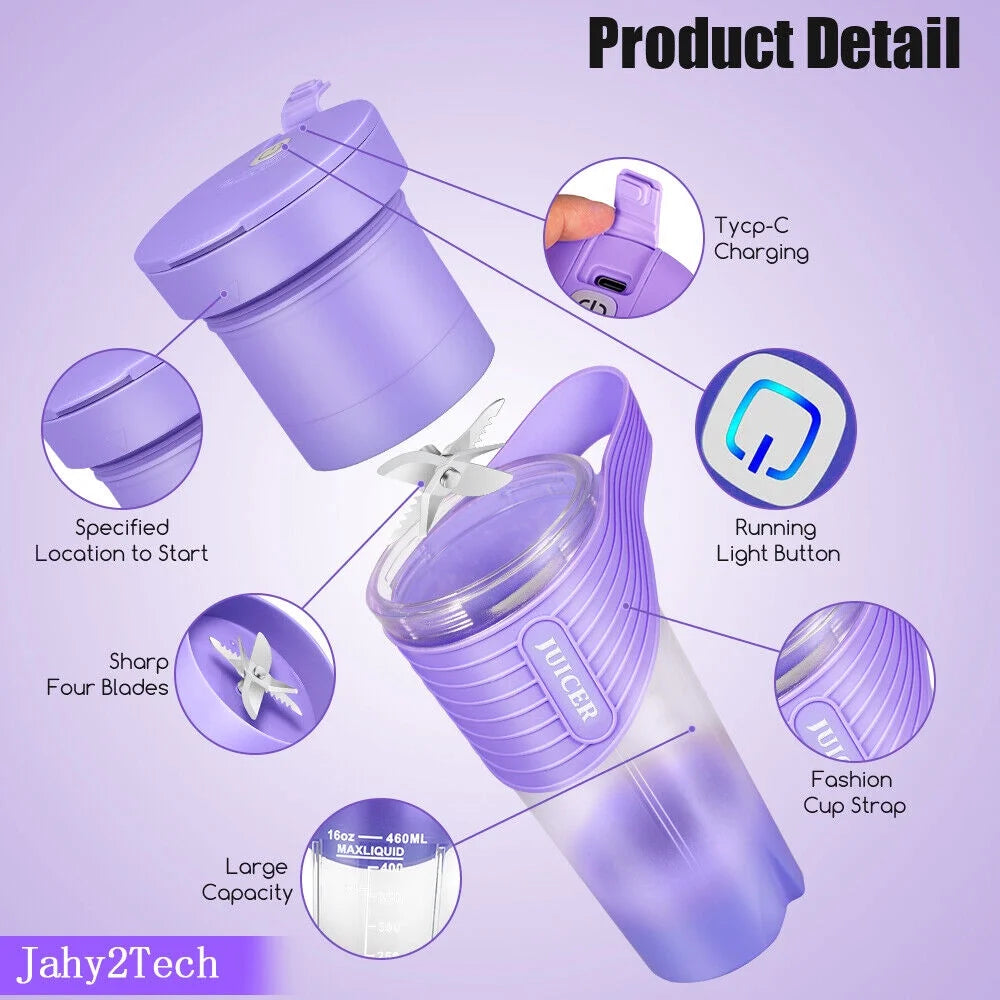 USB Rechargeable Portable Personal Mini Blender E70368