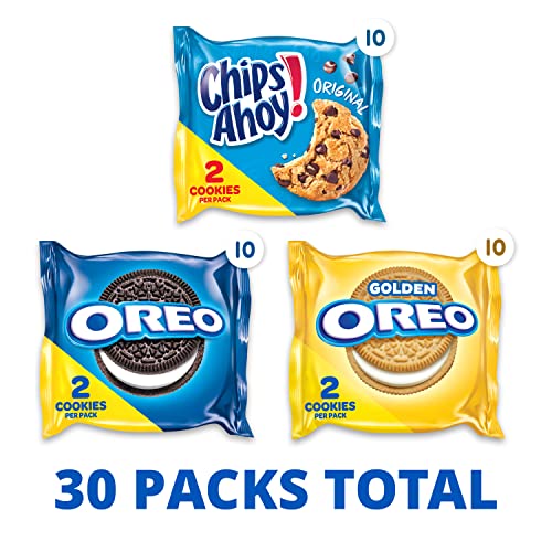 30 Snack Packs Cookie Variety Pack (Pack of 2) U233627