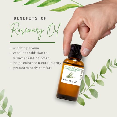 16 fl oz Rosemary Essential Oil, Aluminum Bottle C794