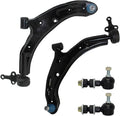 Front Lower Control Arms with Ball Joints and Sway Bar Links 4pc Set Z93725