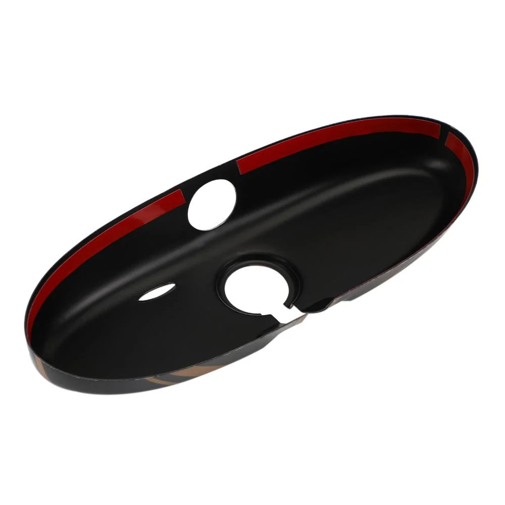 Black/Gold Rear View Mirror Cover F511