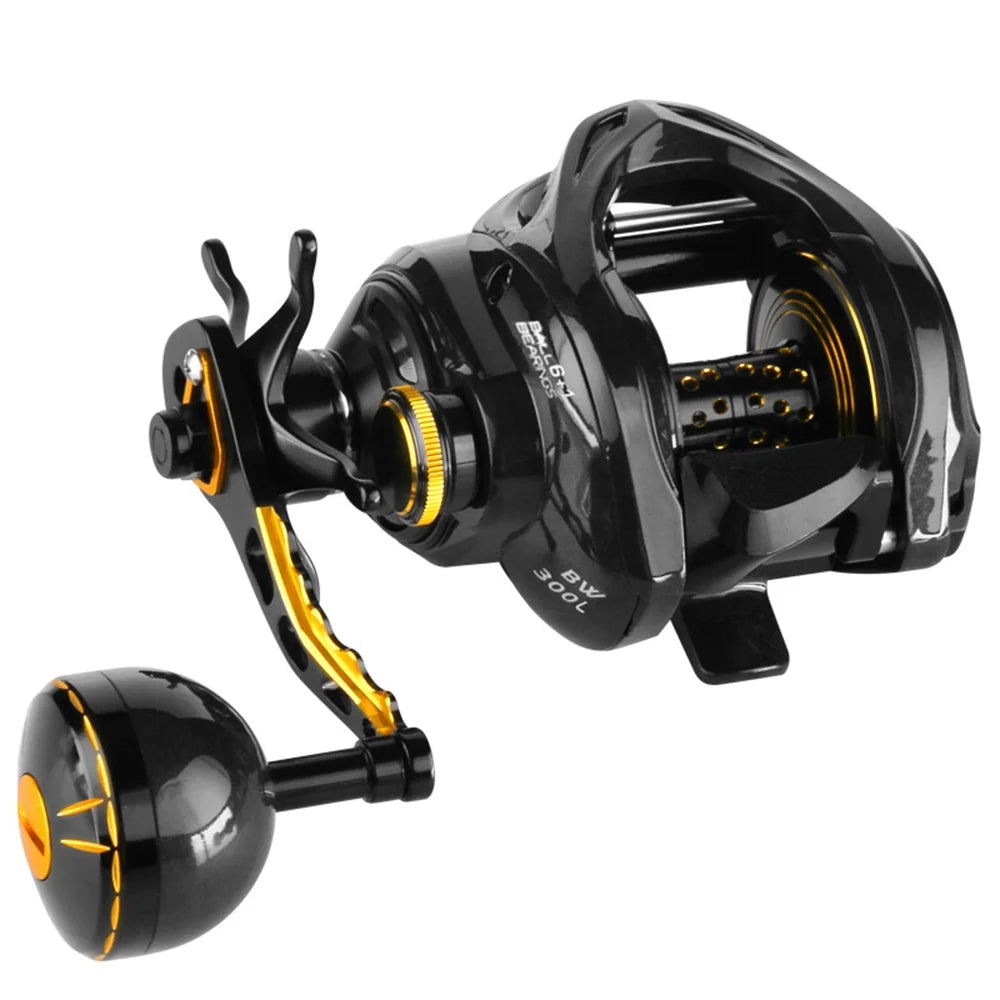 Baitcasting Reel 6+1BB with Carbon Fiber Construction and Magnetic Brake A189520
