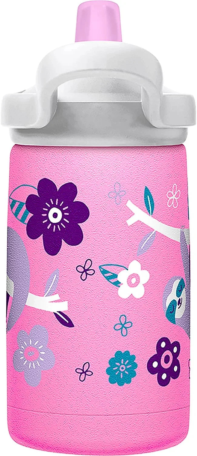 12 oz Insulated Stainless Steel Bottle with Straw Cap P456