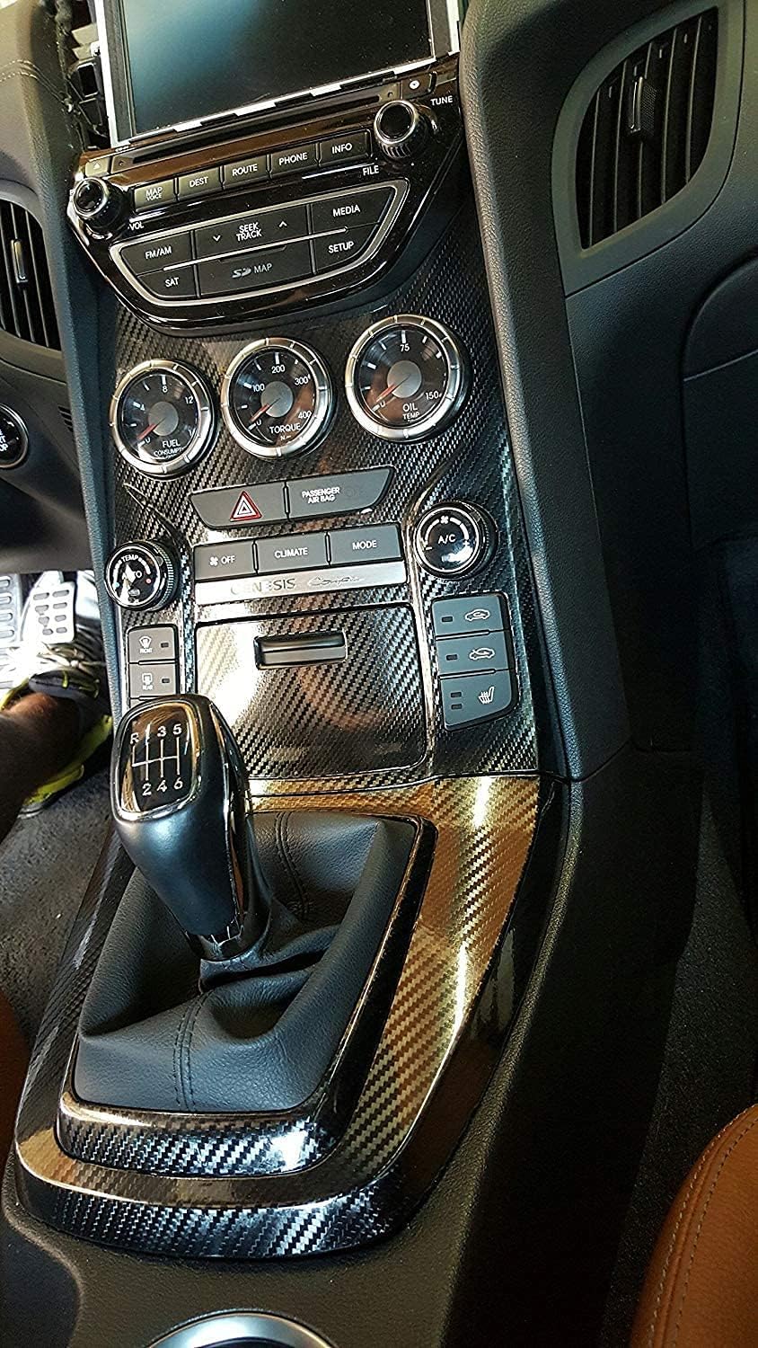 10ft x 5ft Black Carbon Fiber Vinyl Wrap C654704