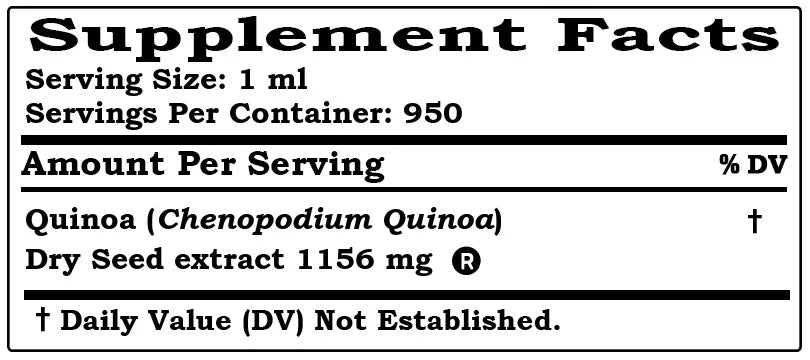 Quinoa Dry Seed Alcohol-Free Liquid Extract Glycerite 32 Fl.Oz U2896