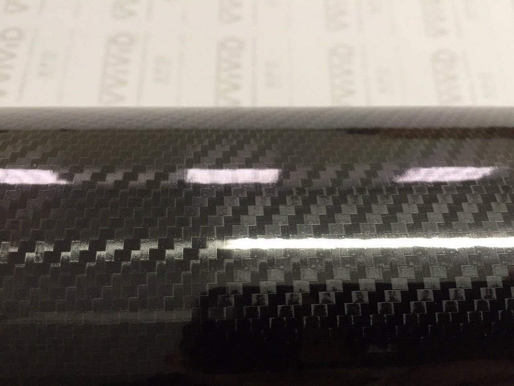 10ft x 5ft Black Carbon Fiber Vinyl Wrap C654704