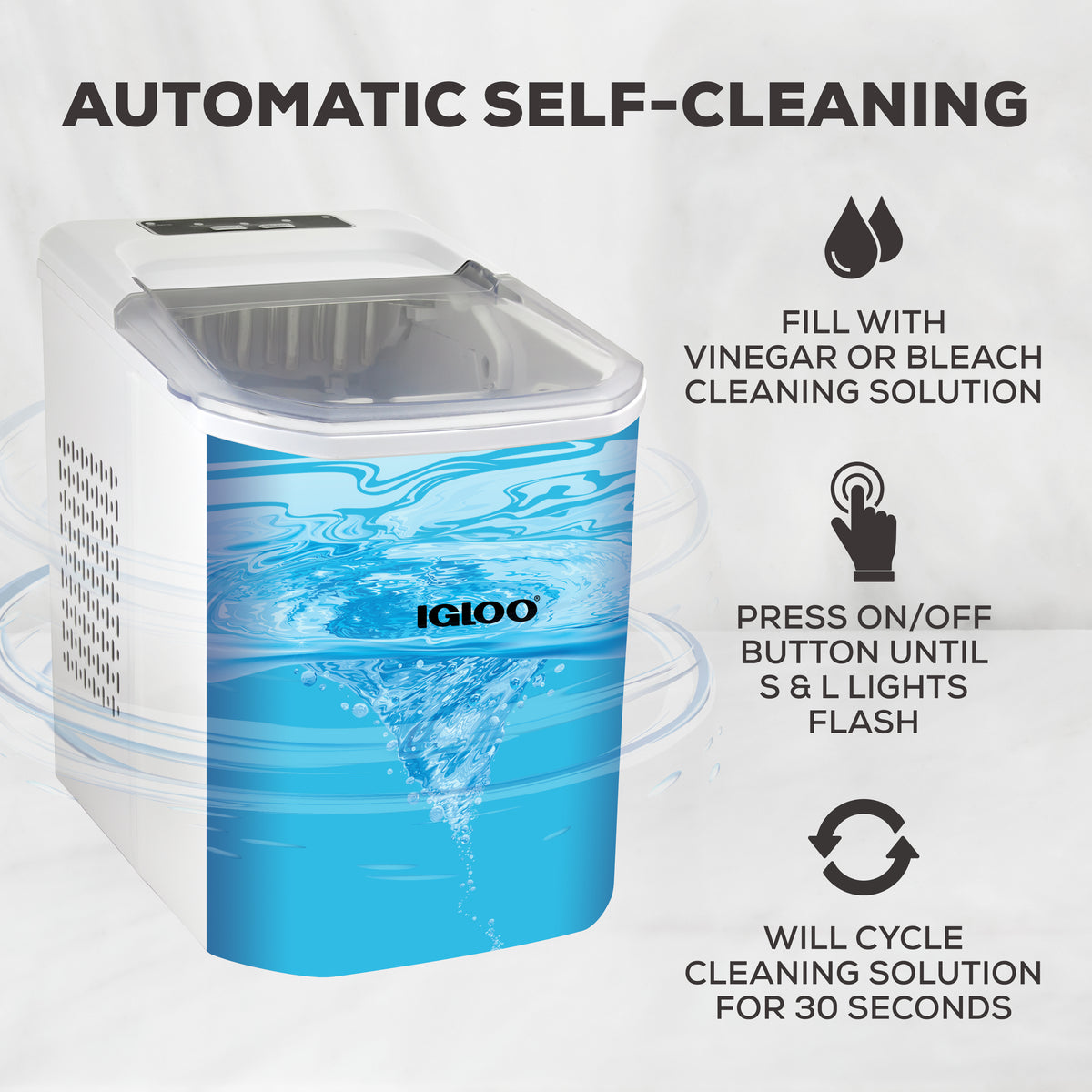 26-Pound Automatic Self-Cleaning Ice Maker A772421