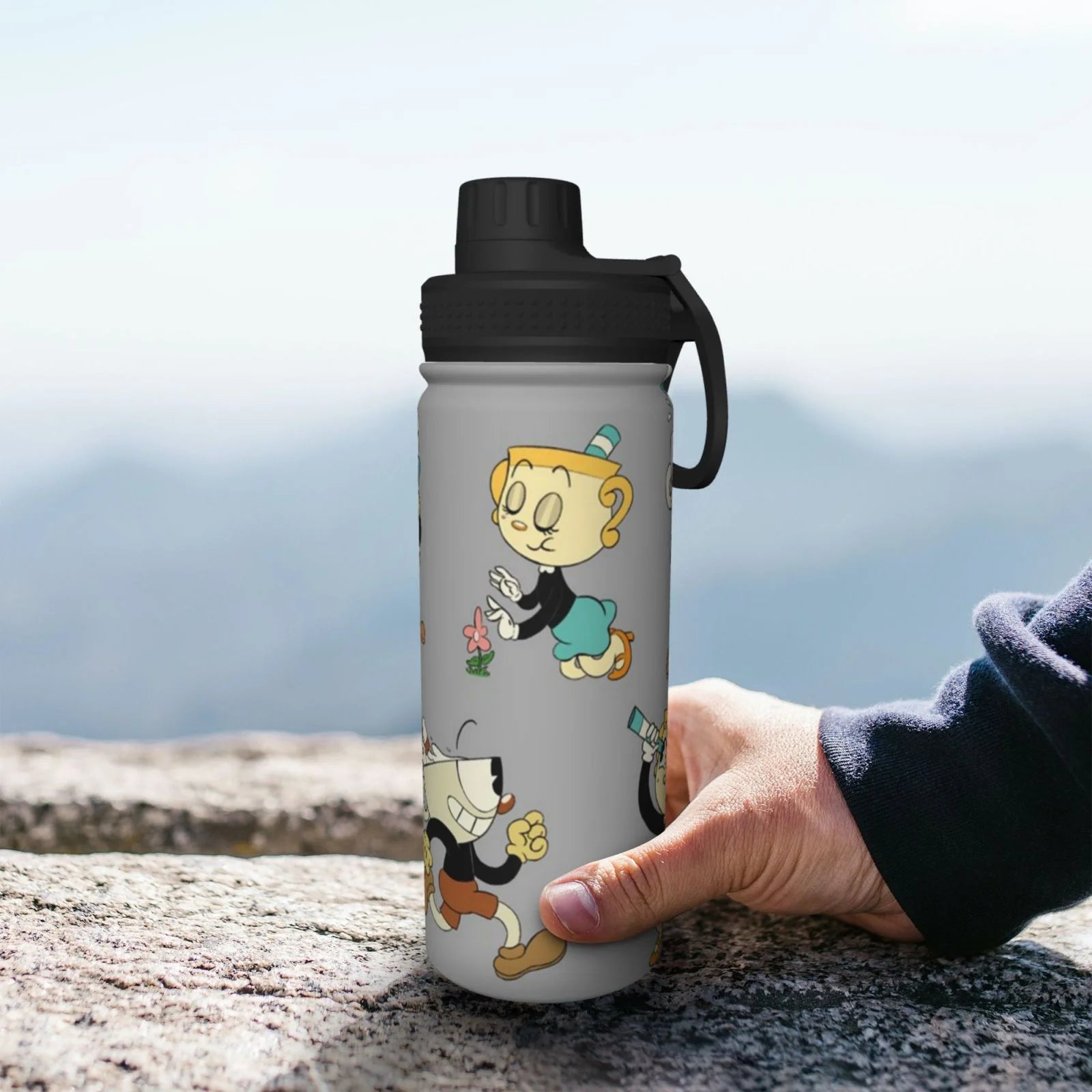 18OZ Stainless Steel Insulated Water Bottle Y67436
