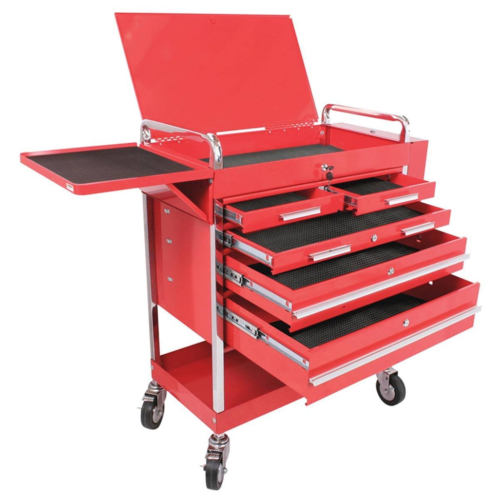 Red 5 Drawer Service Cart K391630