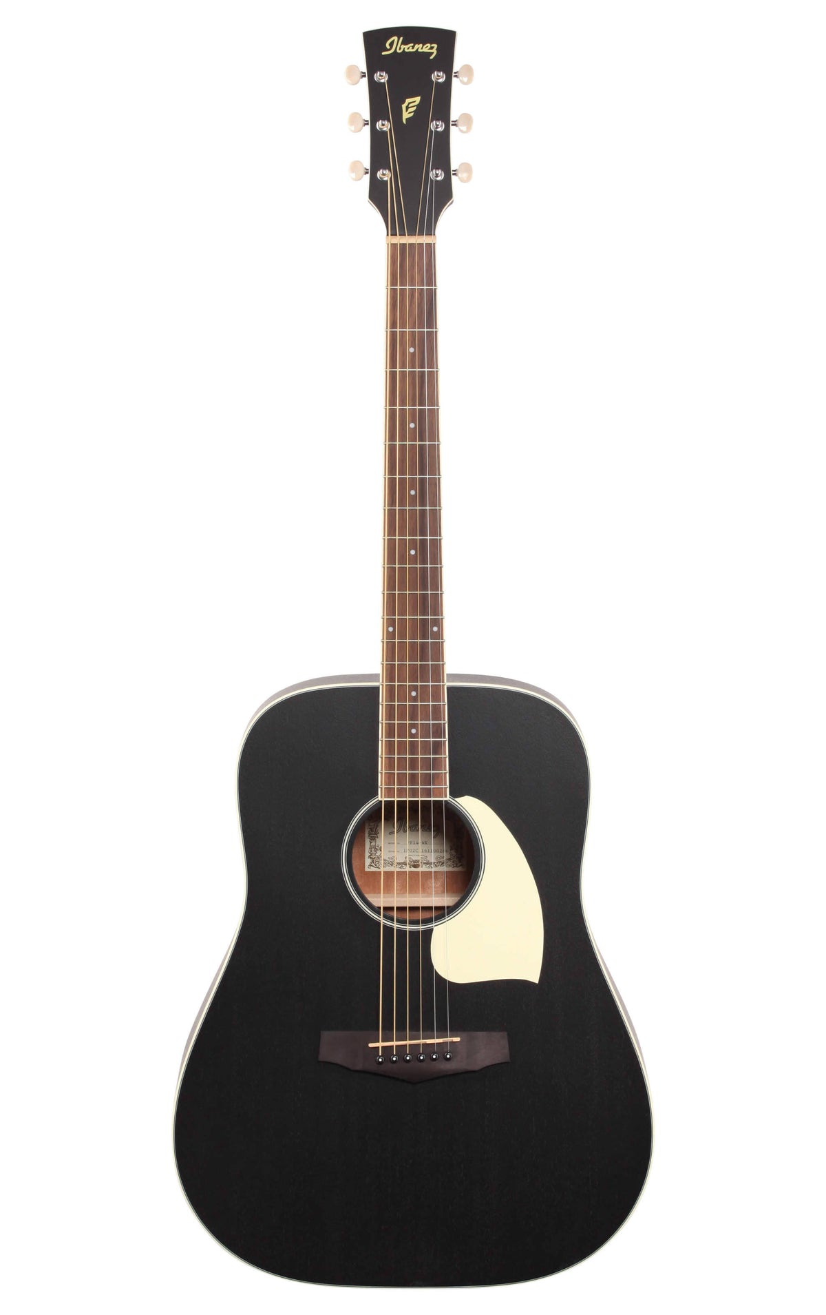 Weathered Black Acoustic Guitar Q7833
