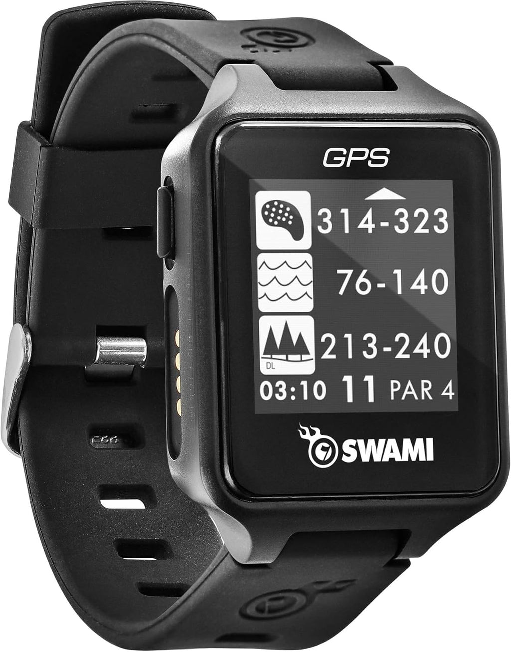 Black Golf GPS Watch X4371