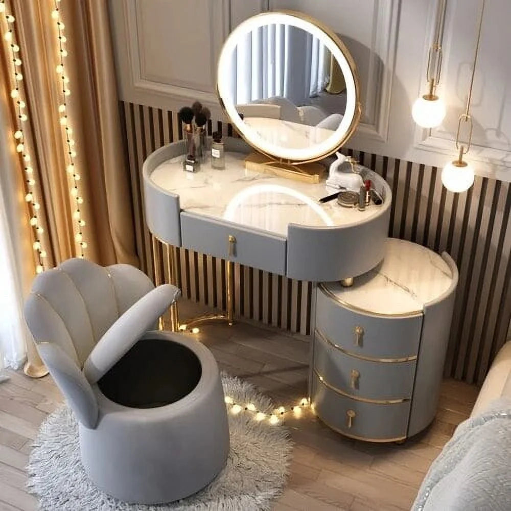 White Dressing Table with Drawer X732