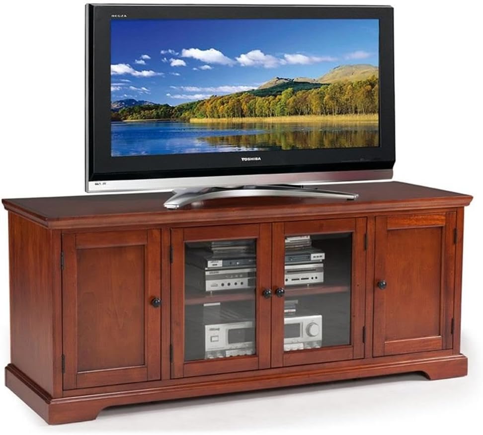 Westwood Brown Cherry TV Stand with Enclosed Storage E69030