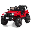 12V Red Kids Remote Control Riding Truck Car with LED Lights I272727