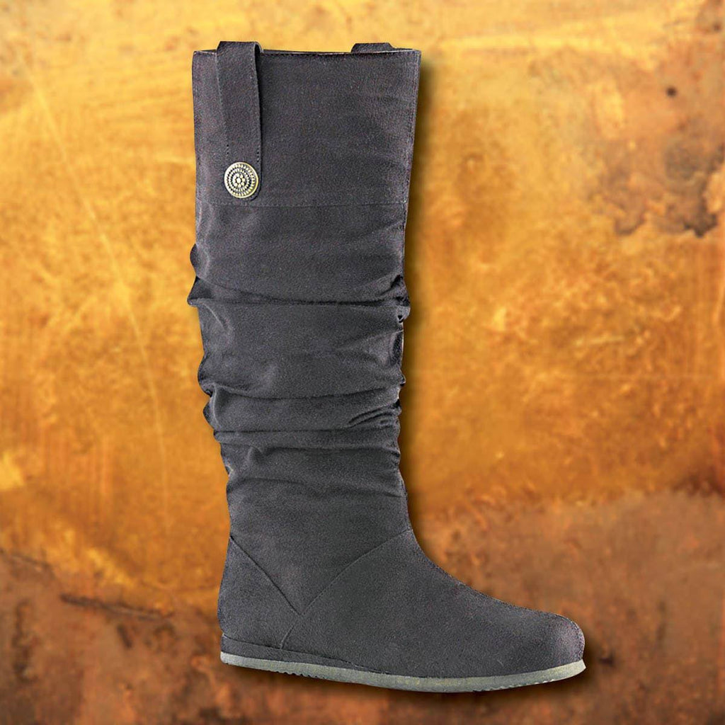 Brown Microfiber Renaissance Shoes Y3126
