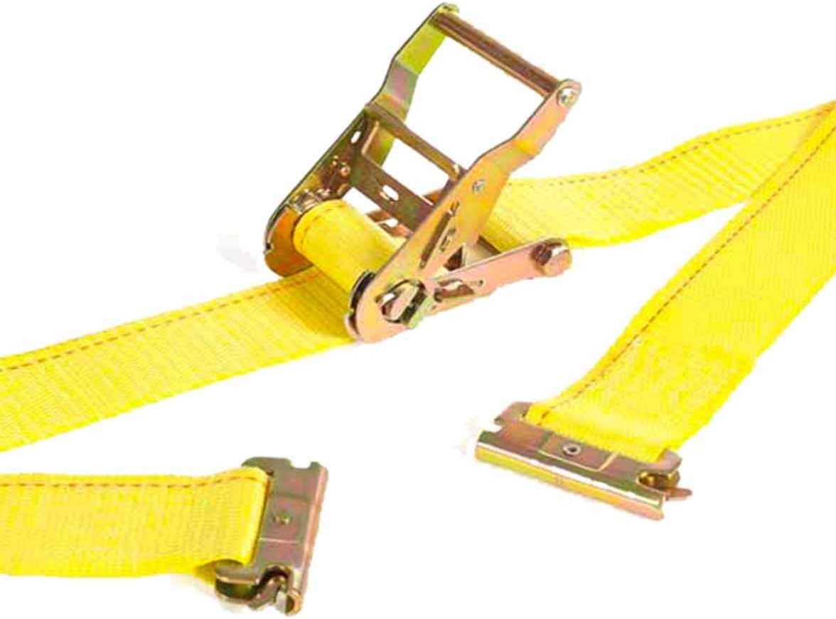8 Pieces E Track Tie-Down Kit with 12 ft Straps and O-Rings E689575