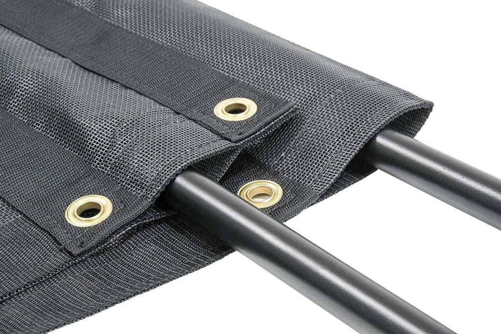 7' x 16' Vinyl Coated Mesh Dump Truck Tarps with 5 Inch 18oz Double Pocket M482688