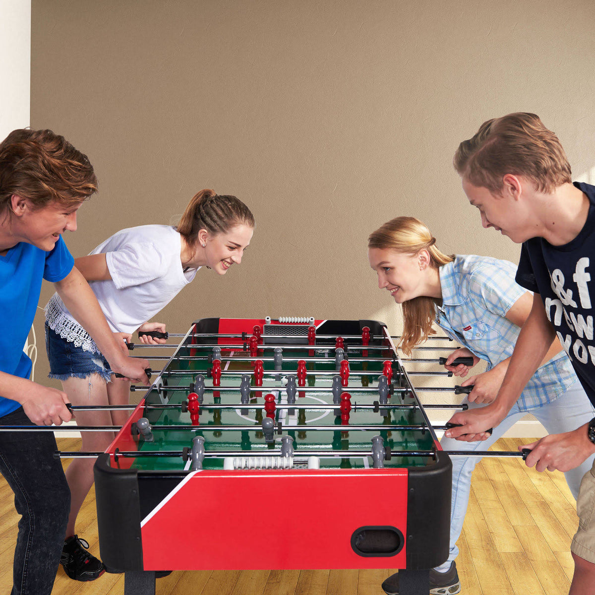 54-Inch Foosball Soccer Arcade Table with Bead Scoring A3376