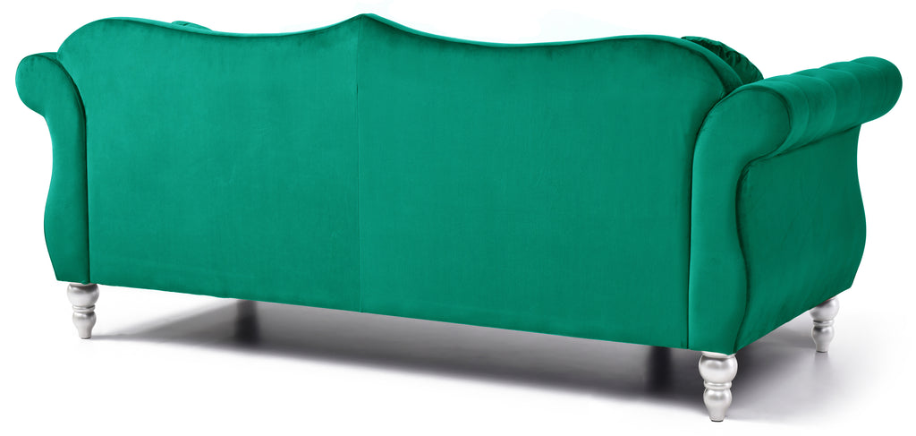 Green Velvet Sofa T1487