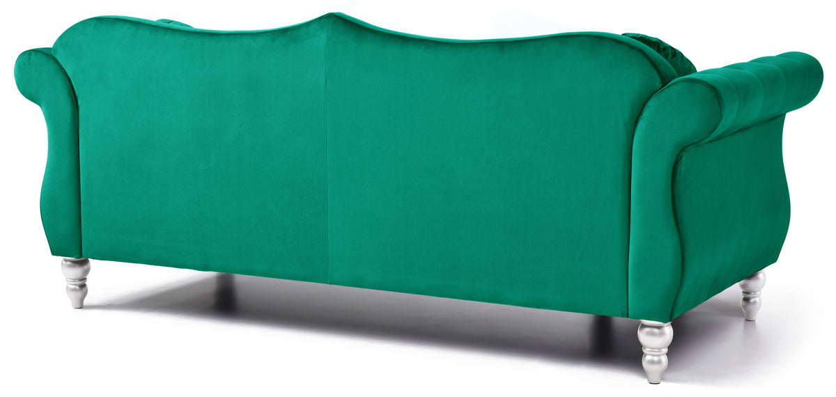 Green Velvet Sofa T1487