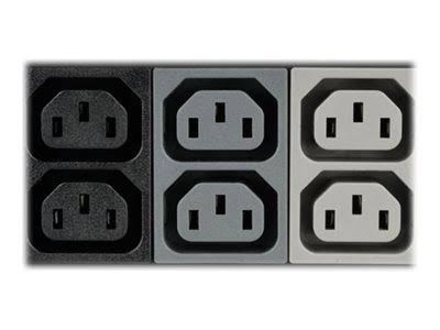 3-Phase Metered 240v-230v-220v 11.5kW C13 C19 Vertical PDU Q7129