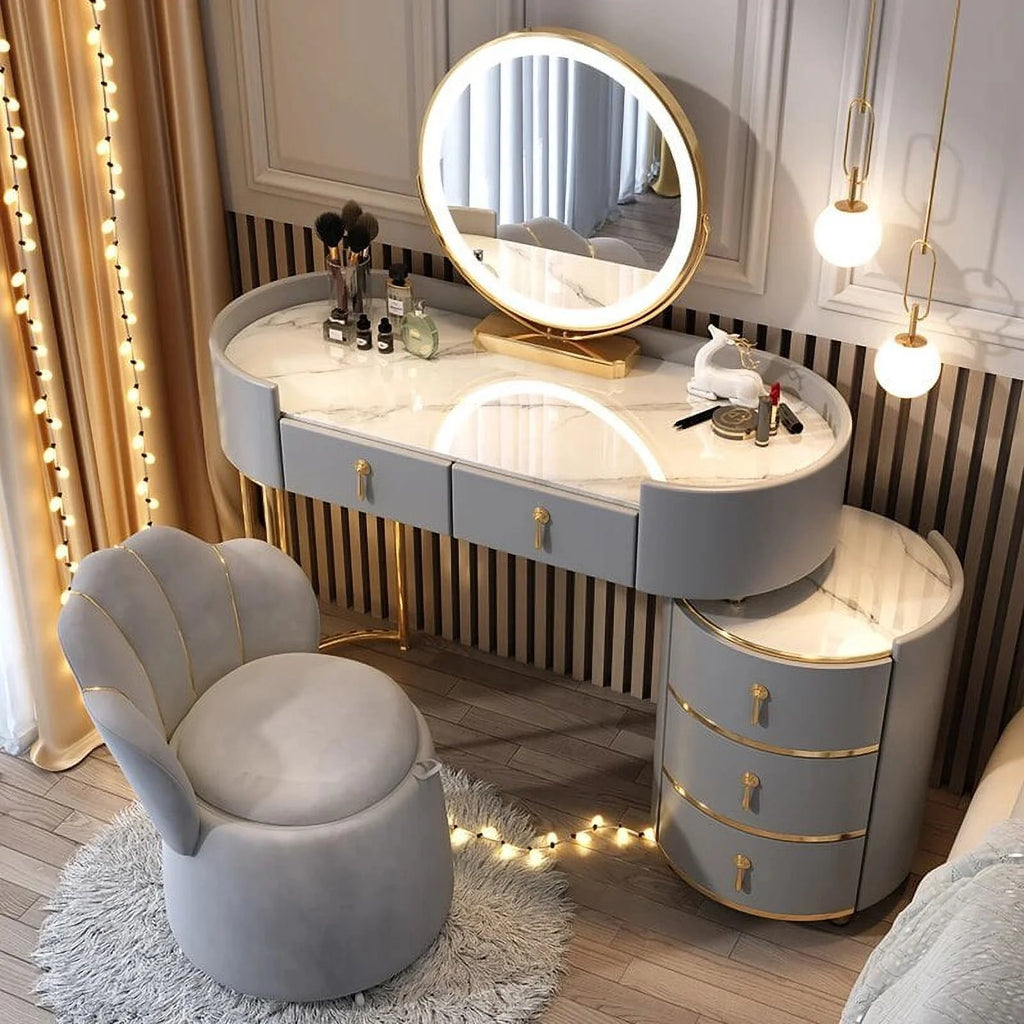 White Dressing Table with Drawer X732