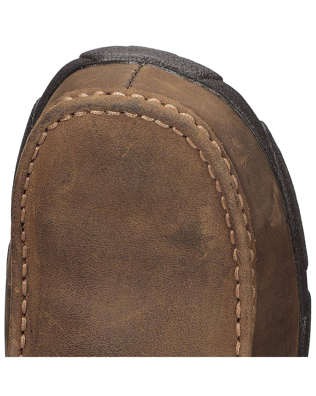 Distressed Saddle Leather Safety Toe Driving Moc T578160