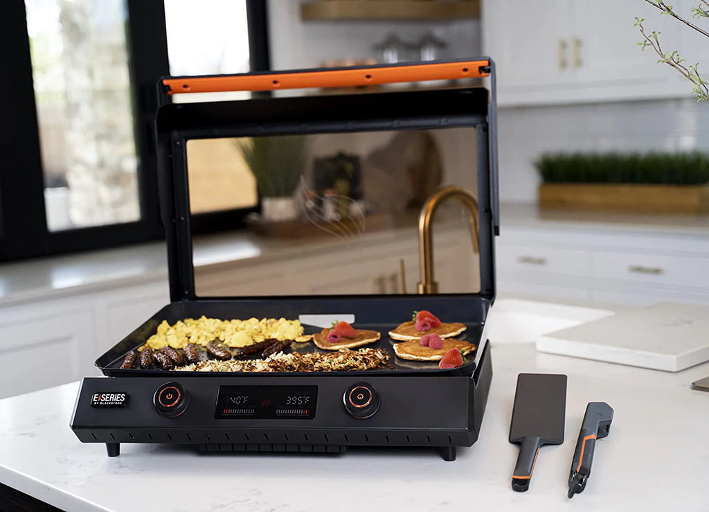 22 Inch Nonstick Electric Griddle with Lid Y8090