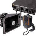 100W Emergency Siren Speaker PA System with Detachable Microphone J74860