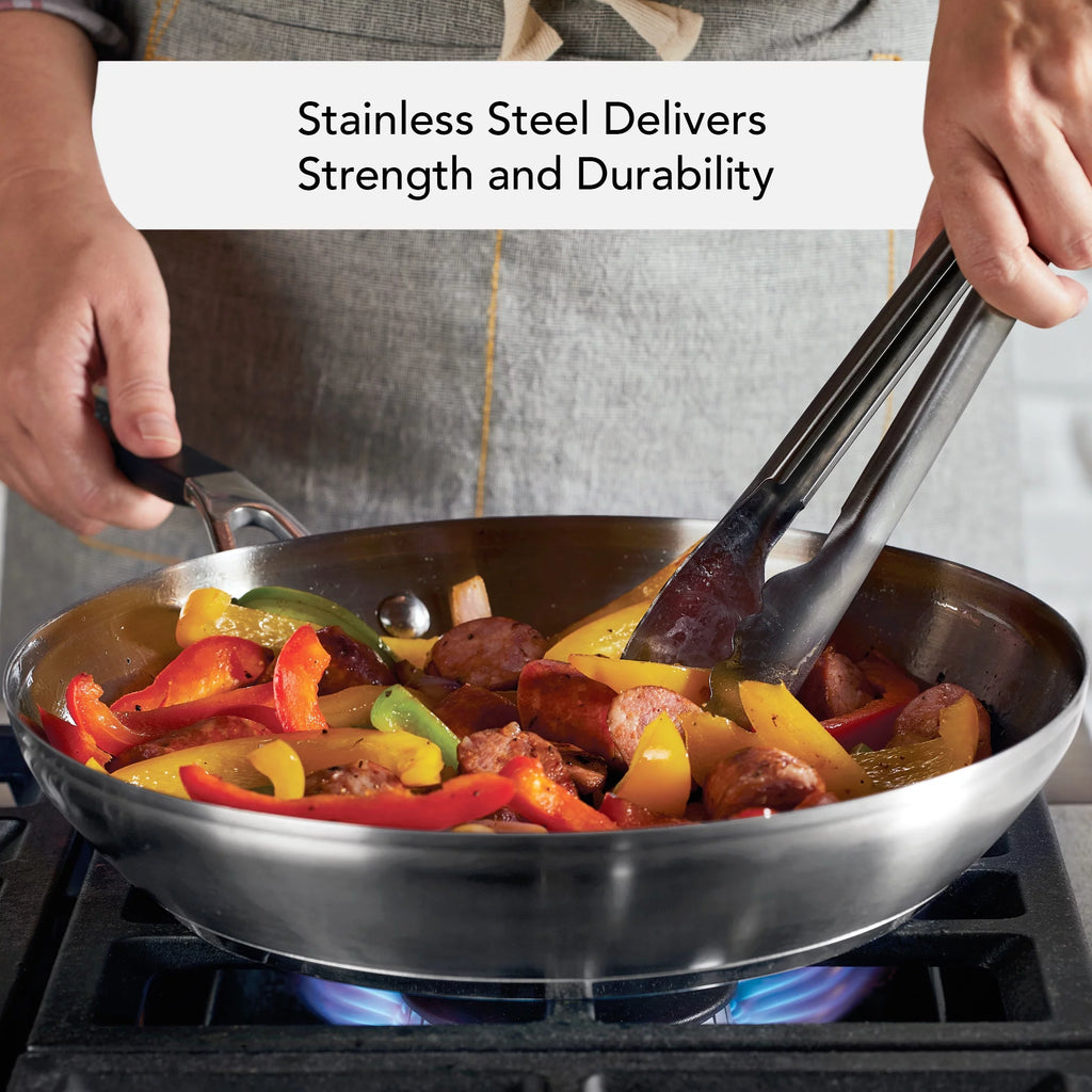 Stainless Steel 10 Piece Pots and Pans Set O605