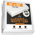 White Heavy Duty Tarps 30 x 50 T503