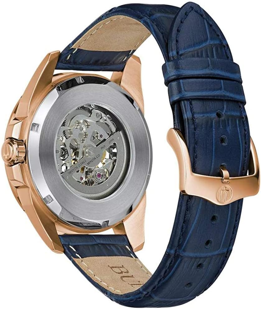 Men's Automatic Watch, 43mm, Skeleton Dial, 100M Water Resistant O7499