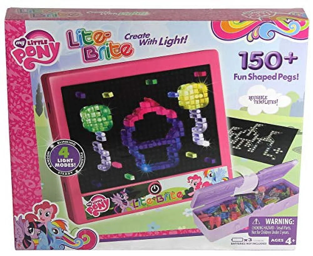 My Little Pony Edition with 150+ Colored Pegs and 4 Light Effects Y76980