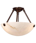 Bronze Patina 3 Light Semi Flush Mount K792031
