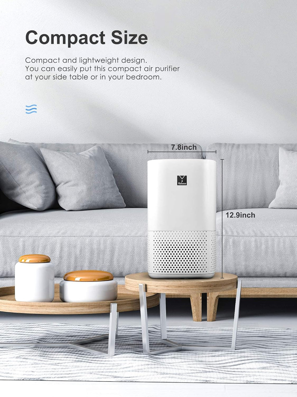 White H13 True HEPA Air Purifier Z48682