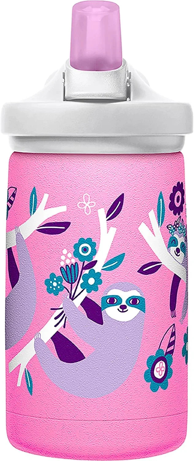 12 oz Insulated Stainless Steel Bottle with Straw Cap P456