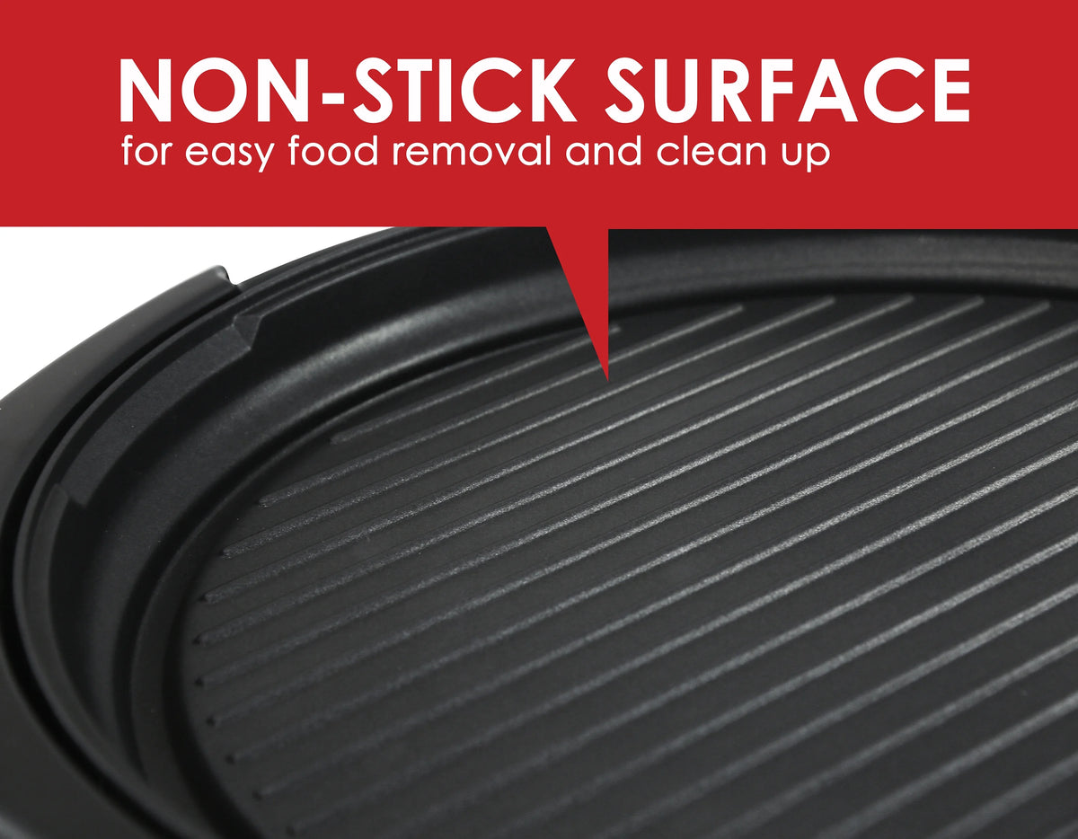 Black Electric Indoor Grill F636