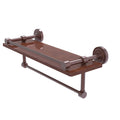Ironwood Shelf with Gallery Rail and Towel Bar X98834